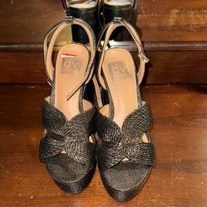 DV by Dolce Vita Black Platform Sandals